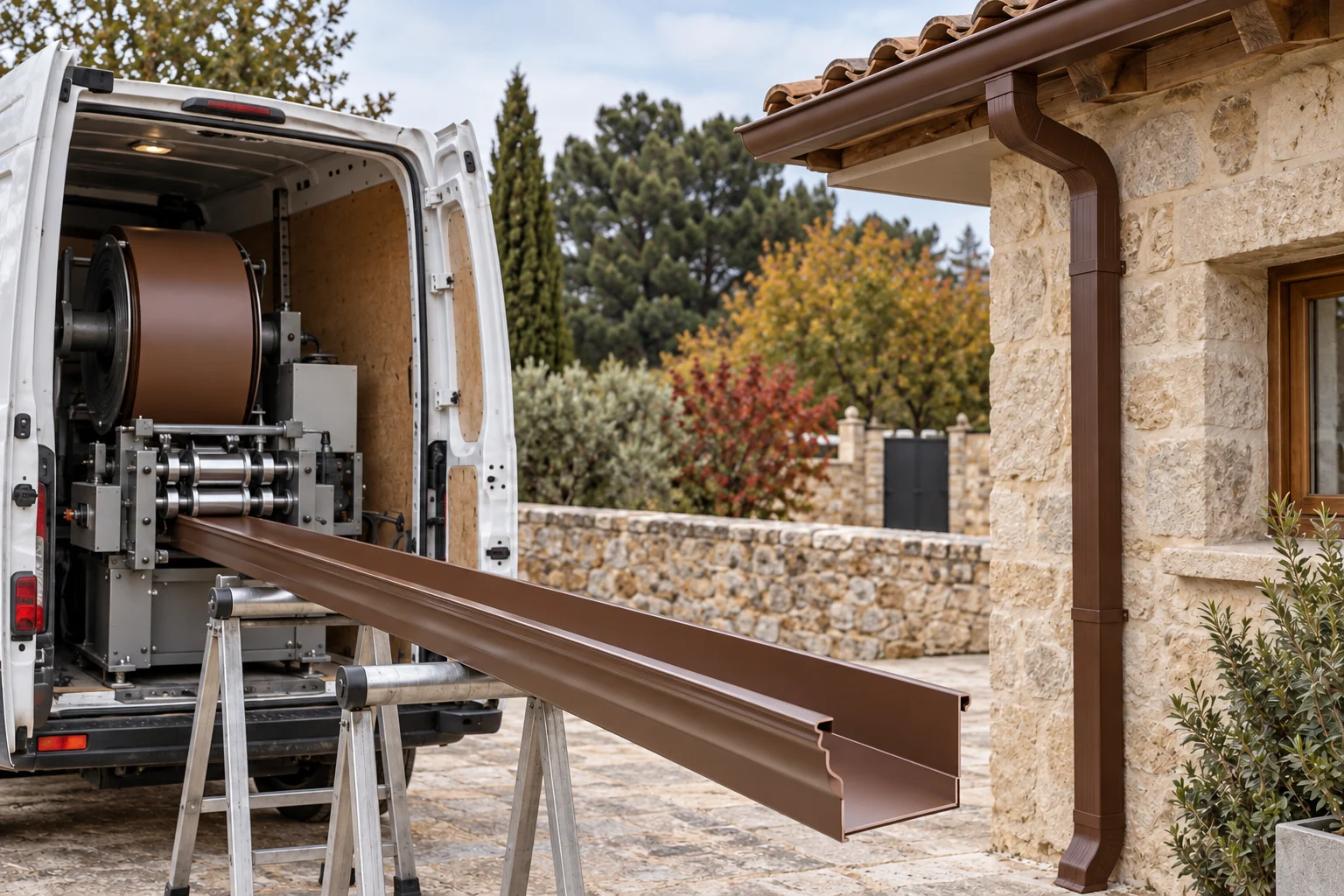 Fabricación del tramo y resolución de puntos singulares