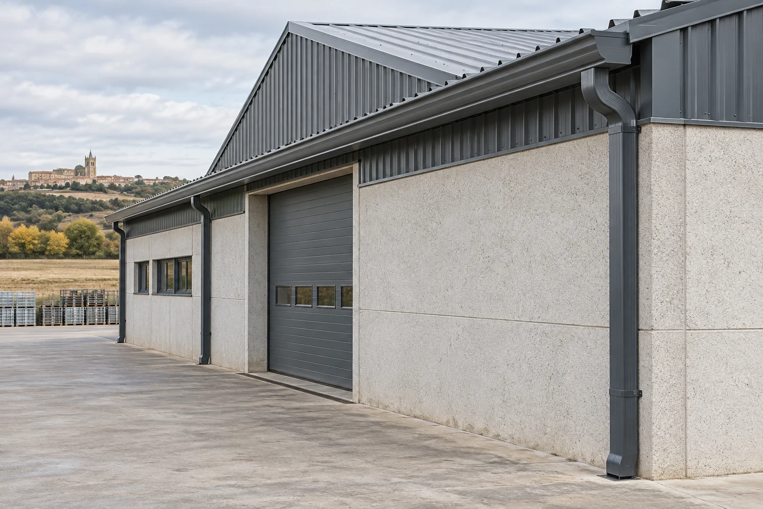 Canalones para naves industriales en Palencia
