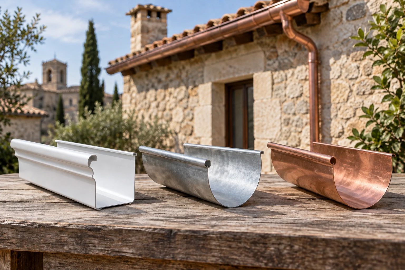 Material y perfil: especificaciones comparables